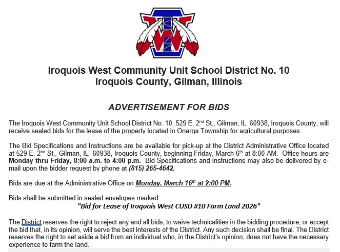 Advertisement for Bids